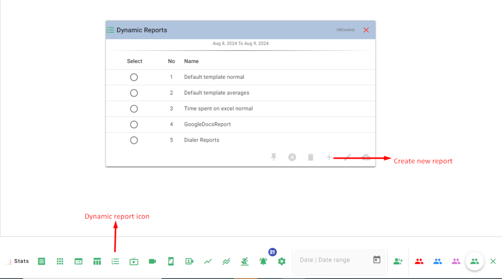 steps for how to generate stats report