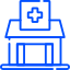icon blue health clinic