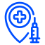 icon blue medical center